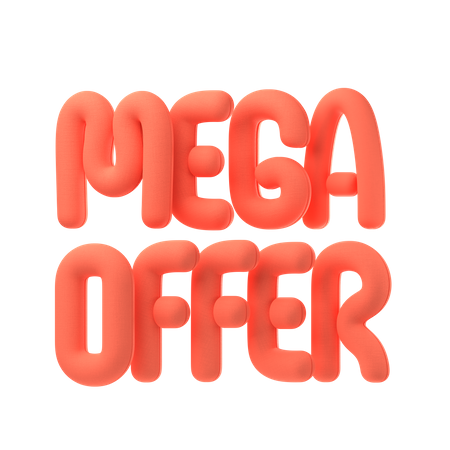 Mega-Angebot  3D Icon