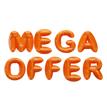 Mega-Angebot  3D Icon