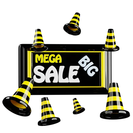 Mega Big Sale  3D Icon