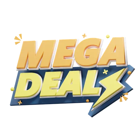 Mega-Deals  3D Icon