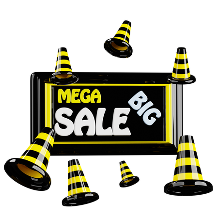 Mega gran venta  3D Icon