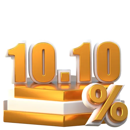 Mega Sale 10 10  3D Icon