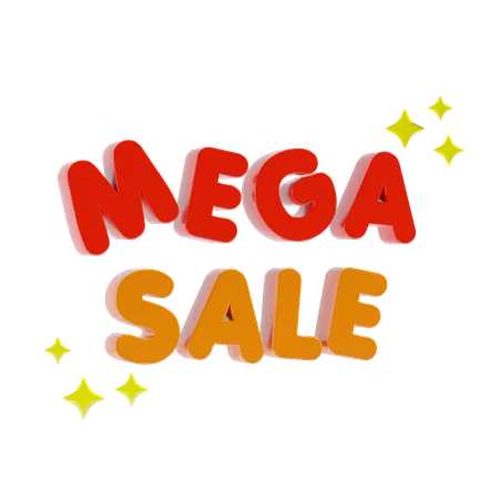 Mega sale  3D Icon