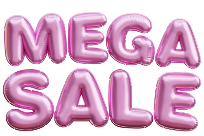 Mega Sale  3D Icon