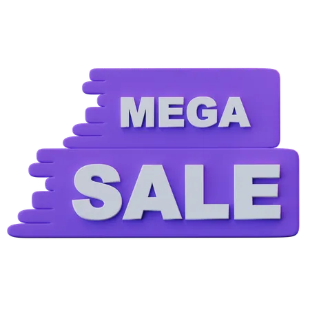 Mega-Sale  3D Icon