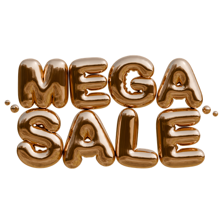 Mega Sale  3D Icon