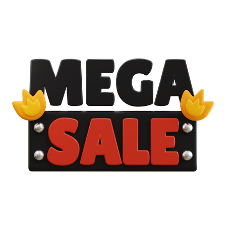 Mega Sale  3D Icon