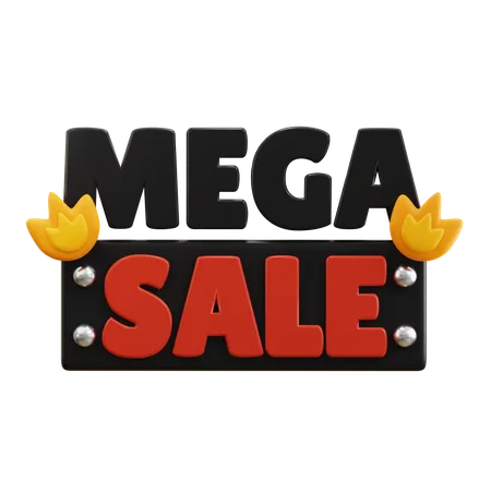 Mega Sale  3D Icon