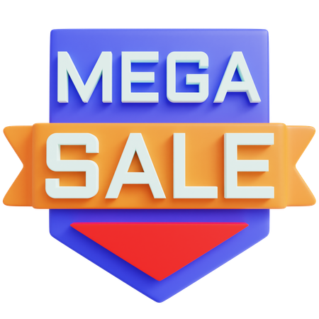 Mega Sale  3D Icon