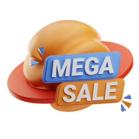 Mega Sale  3D Icon