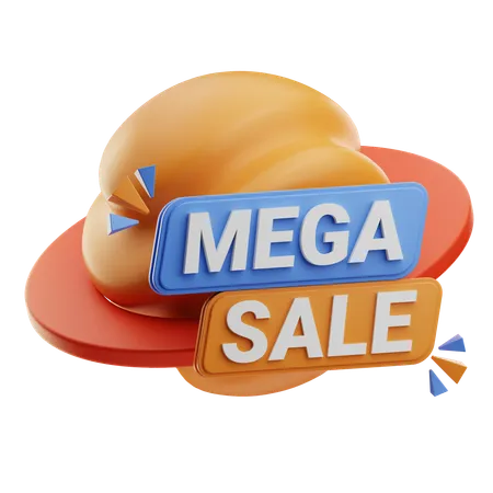 Mega Sale  3D Icon