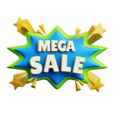 Mega Sale  3D Icon