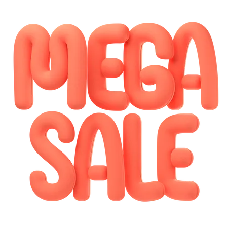 Mega sale  3D Icon