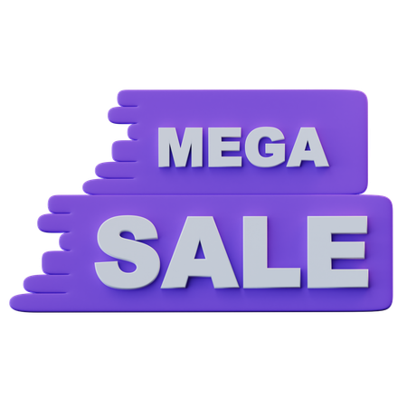 Mega Sale  3D Icon