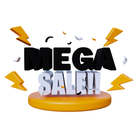 Mega Sale  3D Icon