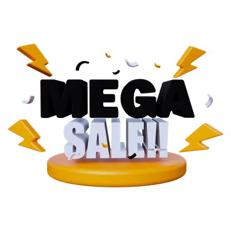 Mega Sale  3D Icon