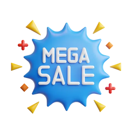 Mega Sale  3D Icon