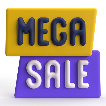 Mega Sale  3D Icon