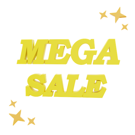 Mega Sale  3D Icon