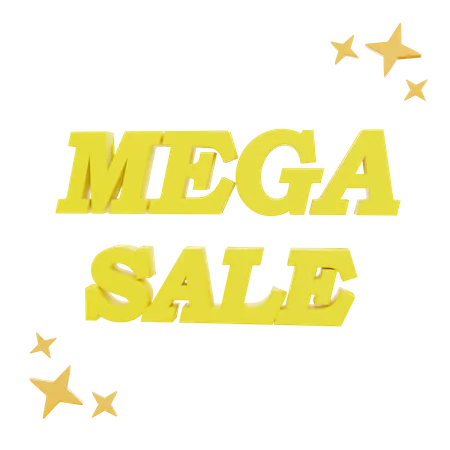 Mega Sale  3D Icon