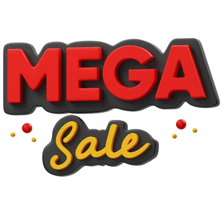 Mega Sale  3D Icon