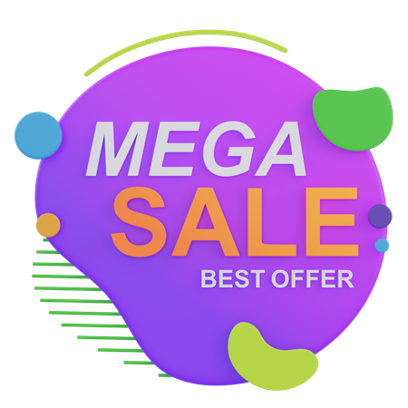 MEGA SALE  3D Icon