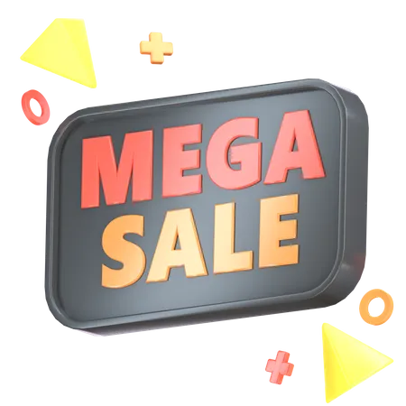 Mega Sale  3D Icon