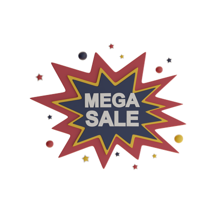 Mega Sale  3D Icon