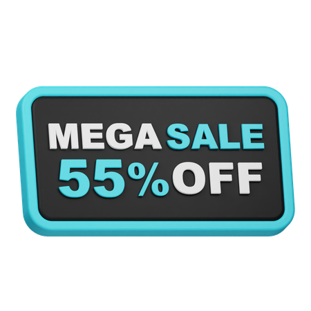 Mega-Verkauf 55 % Rabatt  3D Icon