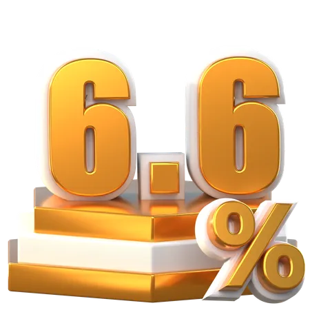 Mega Sale 6 6  3D Icon