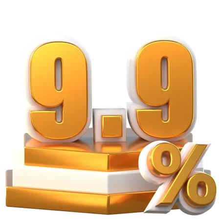 Mega Sale 9 9  3D Icon