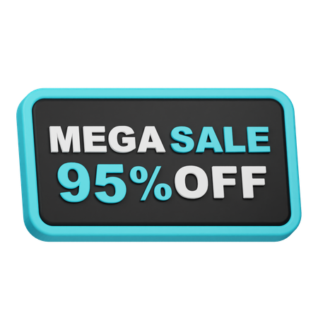 Mega Sale 95 Off  3D Icon