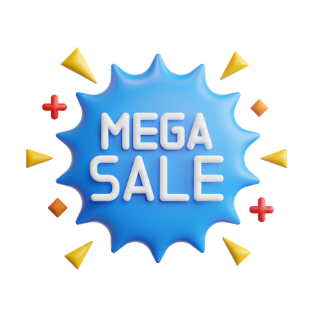 Mega Sale  3D Icon