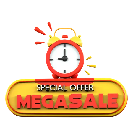 Mega sale shopping  3D Icon