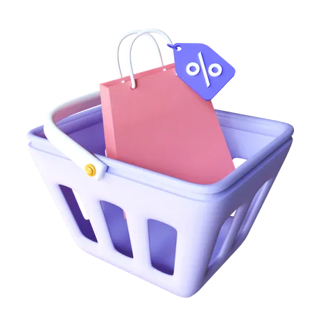 Mega shopping sale  3D Icon