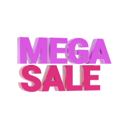 Mega Venta  3D Icon