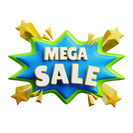 Mega Venta  3D Icon