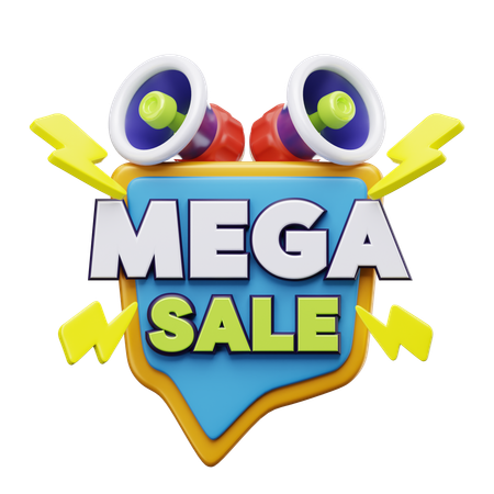 Mega Venta  3D Icon