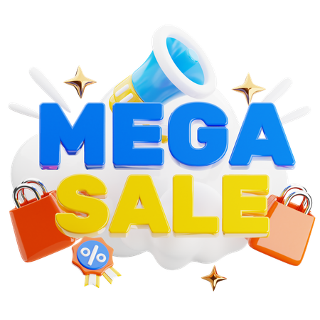 Mega Venta  3D Icon