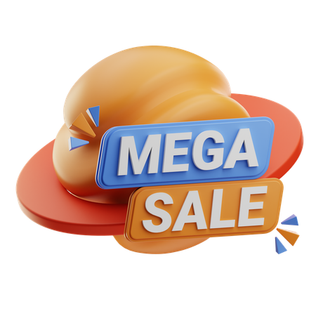 Mega Venta  3D Icon