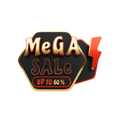 Mega Venta  3D Icon