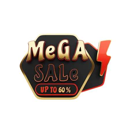 Mega Venta  3D Icon