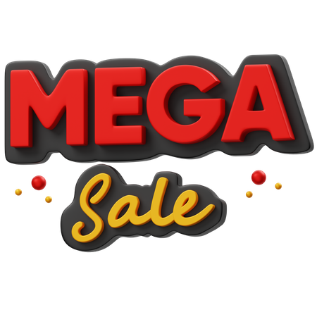 Mega Venta  3D Icon