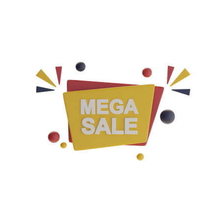 Méga vente  3D Icon