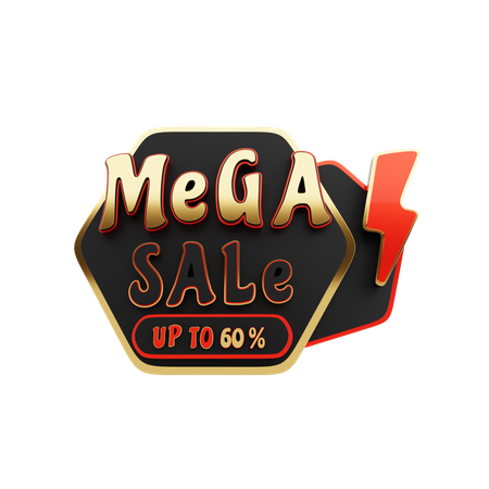 Méga vente  3D Icon