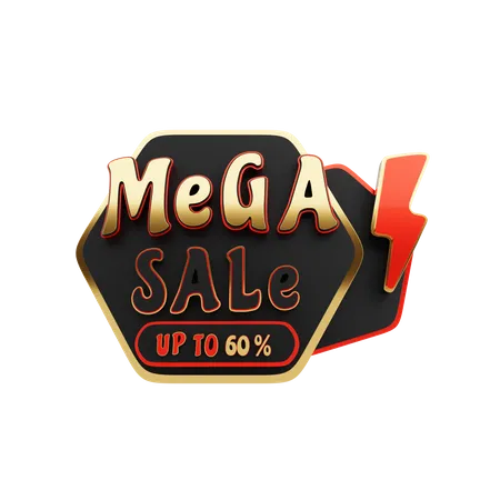 Méga vente  3D Icon