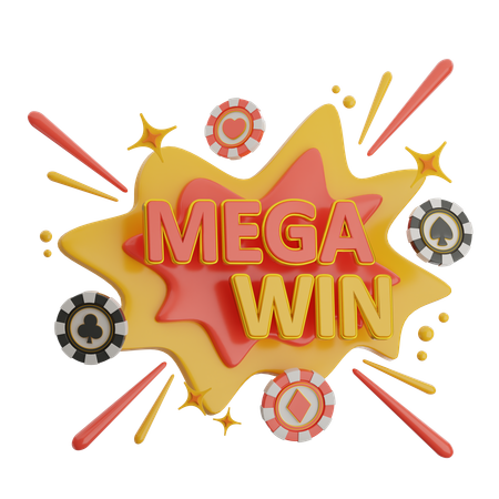 Mega Win  3D Icon