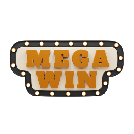 Mega Win  3D Icon