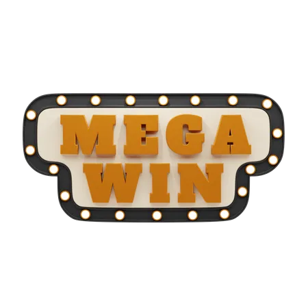 Mega Win  3D Icon