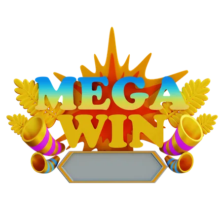 Mega Win  3D Icon